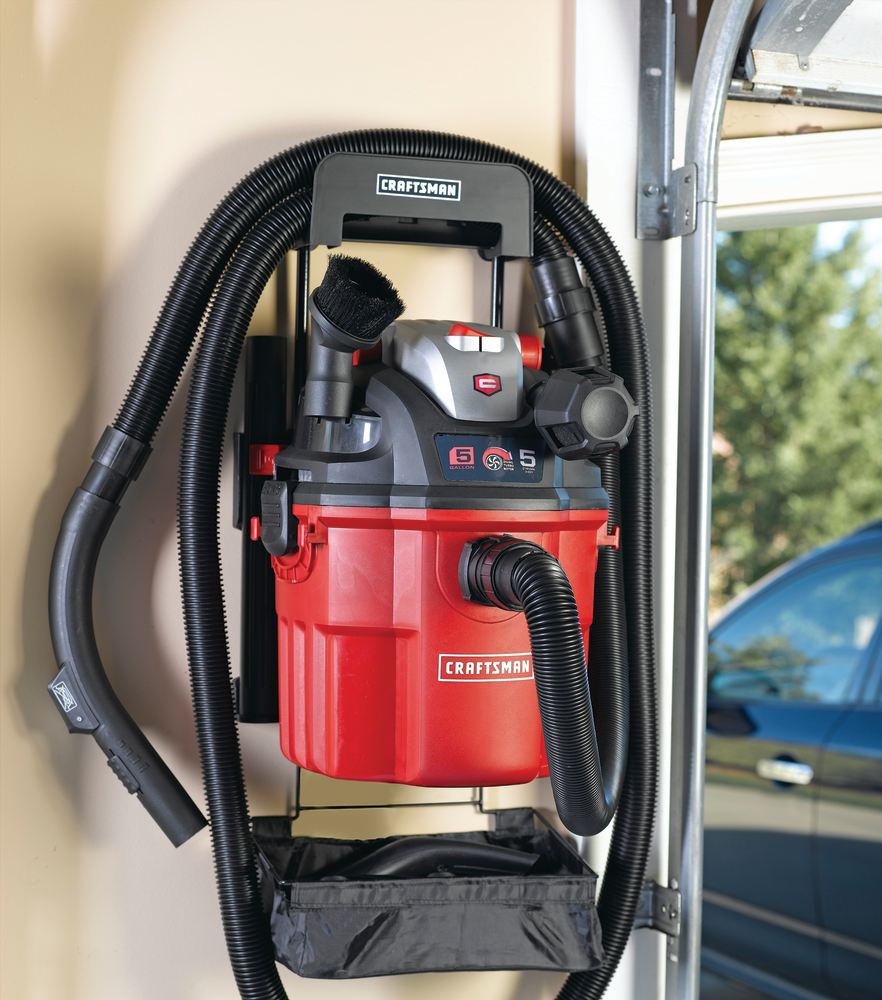 Remote Control Wet Dry Vac with Wall Mounting Kit