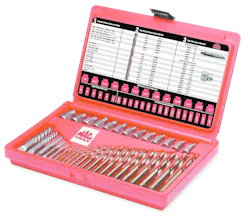 10) Mac Tools Cobalt drill 35-pc extractor set 10) Mac Tools Cobalt drill 35-pc extractor set