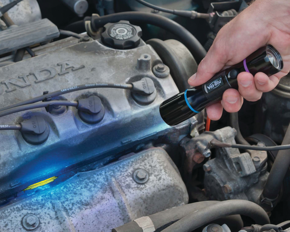 Tracerline Vio-Blu dual-head LED flashlight, No. TP-9357CS