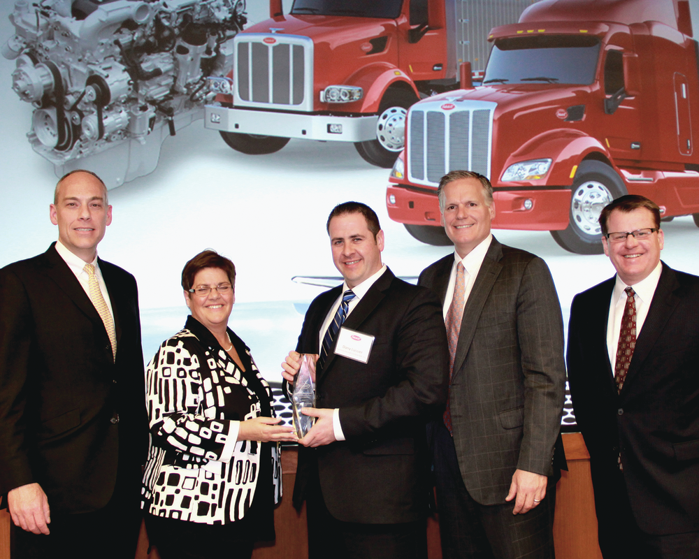 The award was presented during Peterbilt's annual Dealer Meeting.