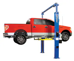 Three inches of additional rise are now included as a standard feature on the extended-height DP10A from Forward Lift, providing extra headroom and work area for technicians. Three inches of additional rise are now included as a standard feature on the extended-height DP10A from Forward Lift, providing extra headroom and work area for technicians.