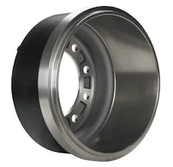 Silver Lightweight Brake Drum. Silver Lightweight Brake Drum.
