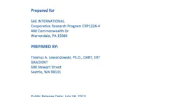 Sae International R1234yfwhitepaper Cover Sae International R1234yfwhitepaper Cover