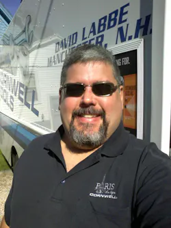 David Labbe's outgoing personality has been a great help as a tool dealer. David Labbe's outgoing personality has been a great help as a tool dealer.