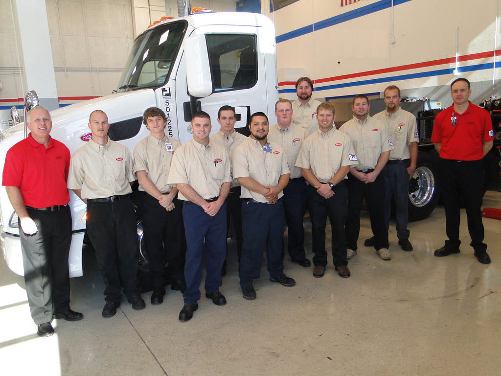 The Peterbilt Technician Institute program is an exclusive curriculum focused on comprehensive service technician training.