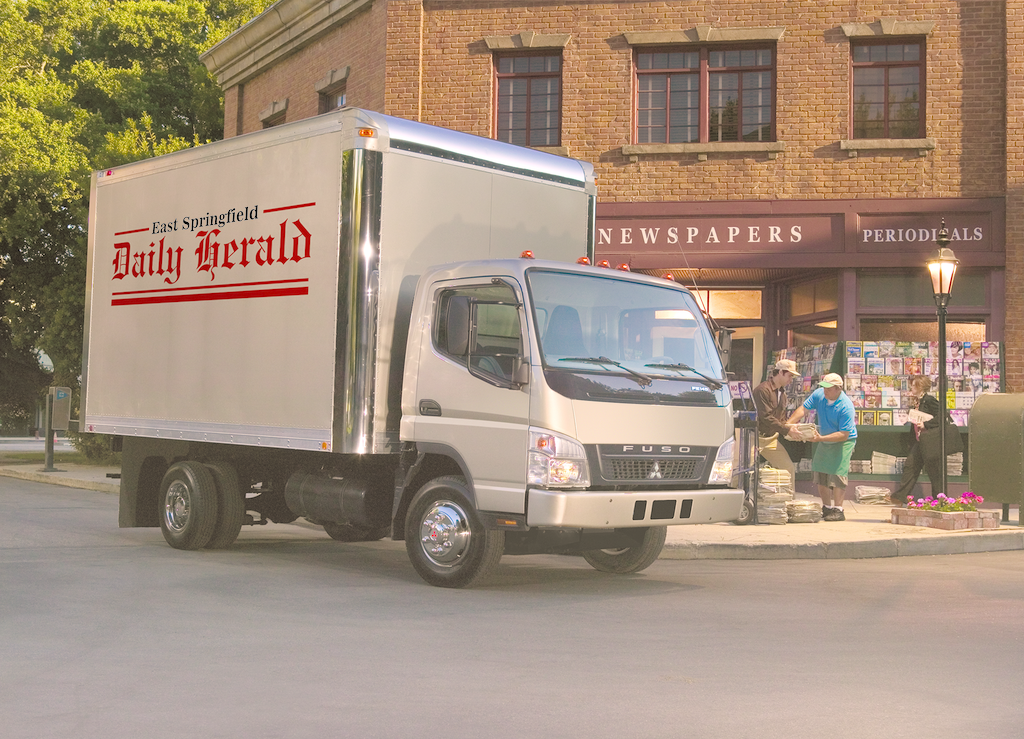 Used Fuso work trucks now available with Diamond Mark Used Truck Warranty.