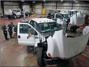 Odyne formed a partnership with local Allison Transmission Distributor Inland Power to provide subassembly, installation and testing of Odyne systems at Inland&rsquo;s facility in Butler, Wis.