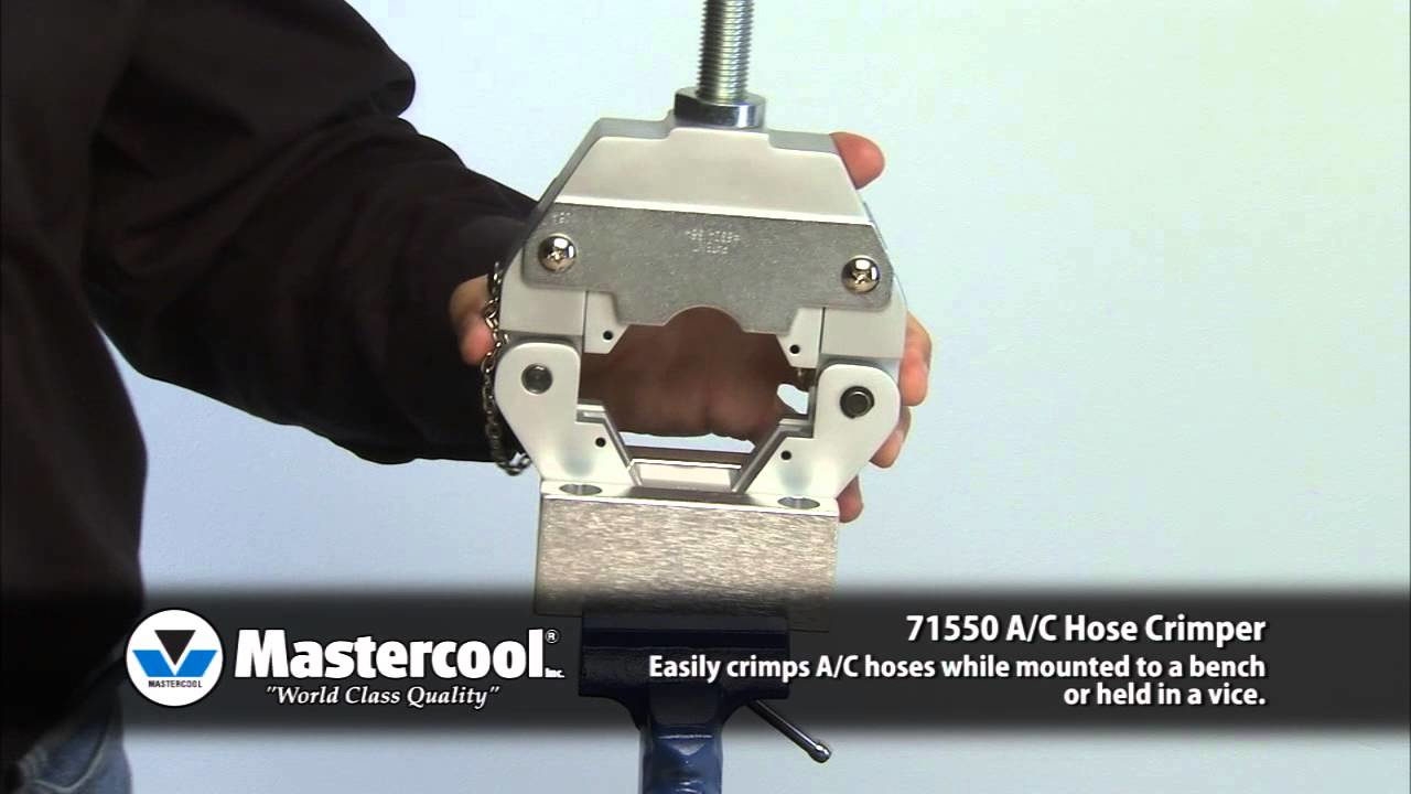 Mastercool 71550 A/C Hose Crimper Video