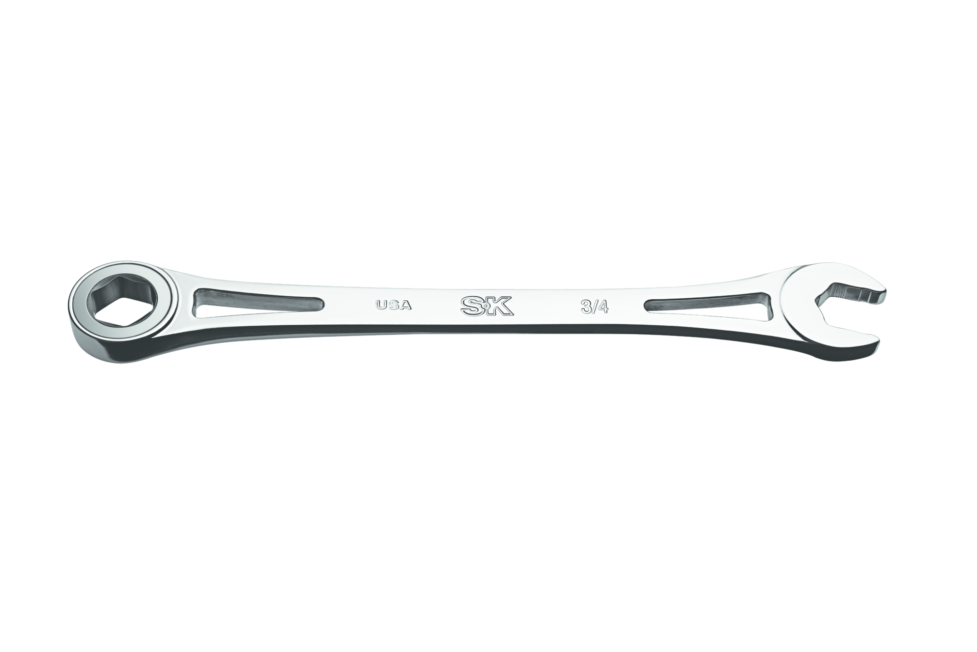 With the lowest arc swing in the industry (1.7 degrees), the SK X-Frame ratcheting wrench allows mechanics to work in the tightest spaces with more power and precision.
