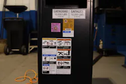 A lot of the information you need about a lift should be located right on the lift itself. Familiarize yourself with the lift’s warning labels. A lot of the information you need about a lift should be located right on the lift itself. Familiarize yourself with the lift’s warning labels.