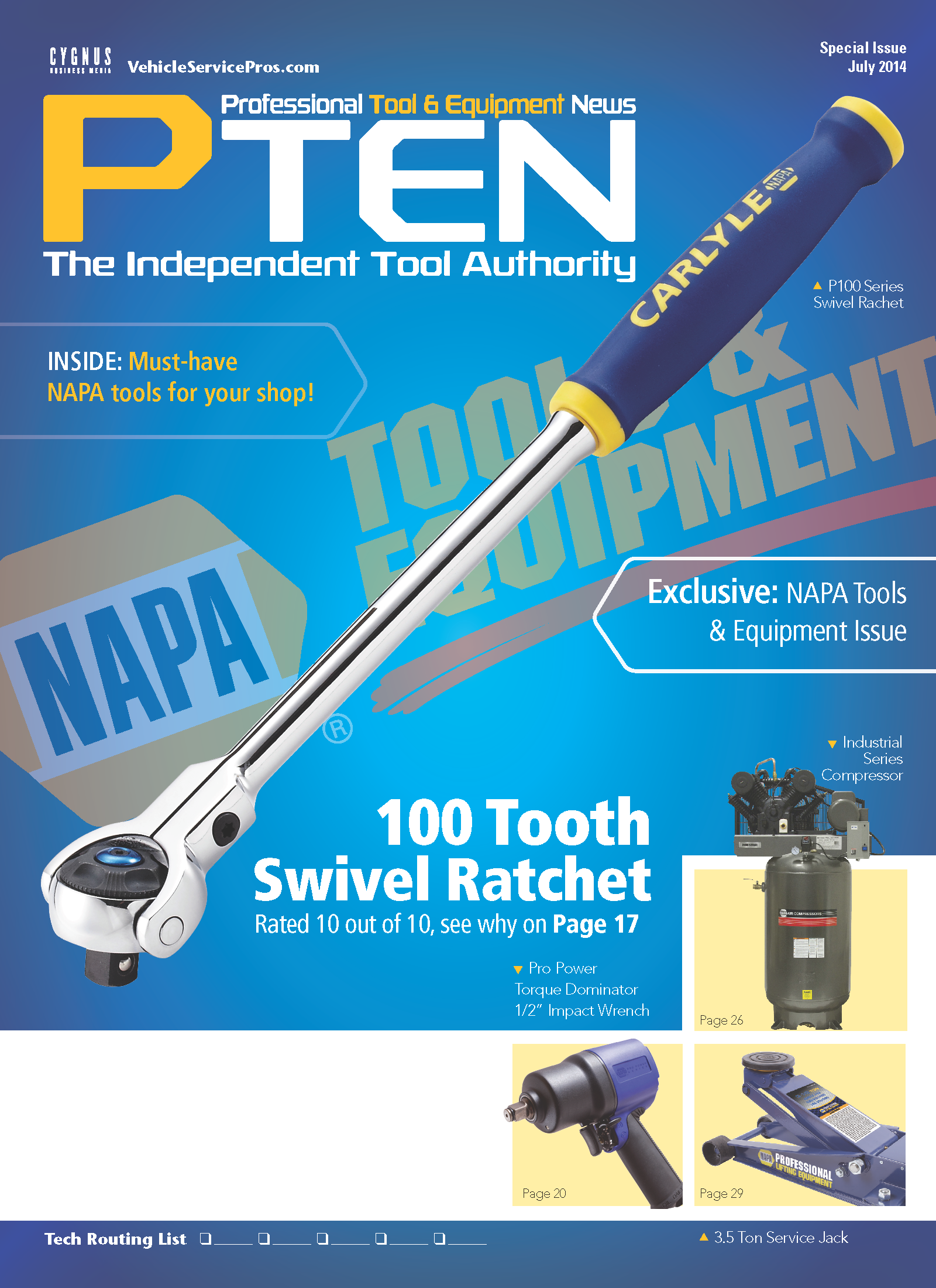 July 2014 NAPA Issue cover image