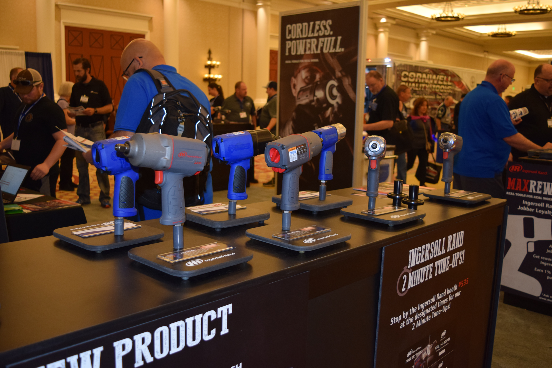 Ingersoll Rand had a number of power tools on display during the 2018 Cornwell Tools National Rally.