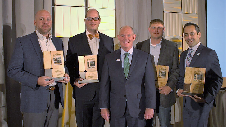 Impact Award: Four for the Future winners.