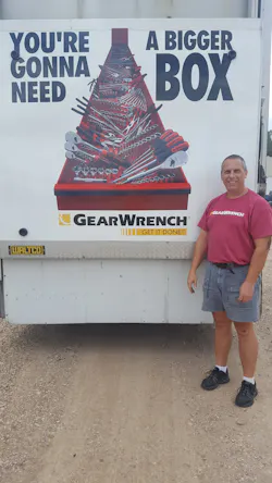 Independent Distributor and GearWrench Street Team member Tim James of Jackson, Tennessee. James has been a Street Team member since 2016. Independent Distributor and GearWrench Street Team member Tim James of Jackson, Tennessee. James has been a Street Team member since 2016.