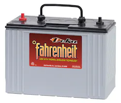 Batteries such as East Penn’s Fahrenheit battery are suitable for use in high-temperature conditions. Batteries such as East Penn’s Fahrenheit battery are suitable for use in high-temperature conditions.