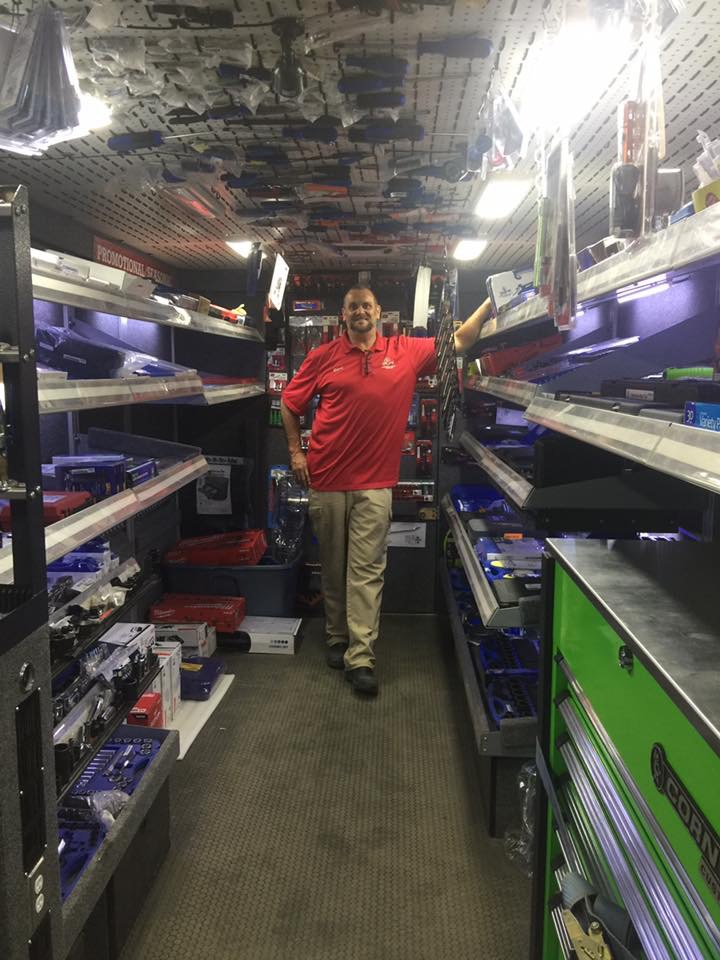 Barri Evans has two jobs: he's a Cornwell Tools dealer, and a pastor.