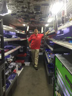 Barri Evans has two jobs: he's a Cornwell Tools dealer, and a pastor. Barri Evans has two jobs: he's a Cornwell Tools dealer, and a pastor.