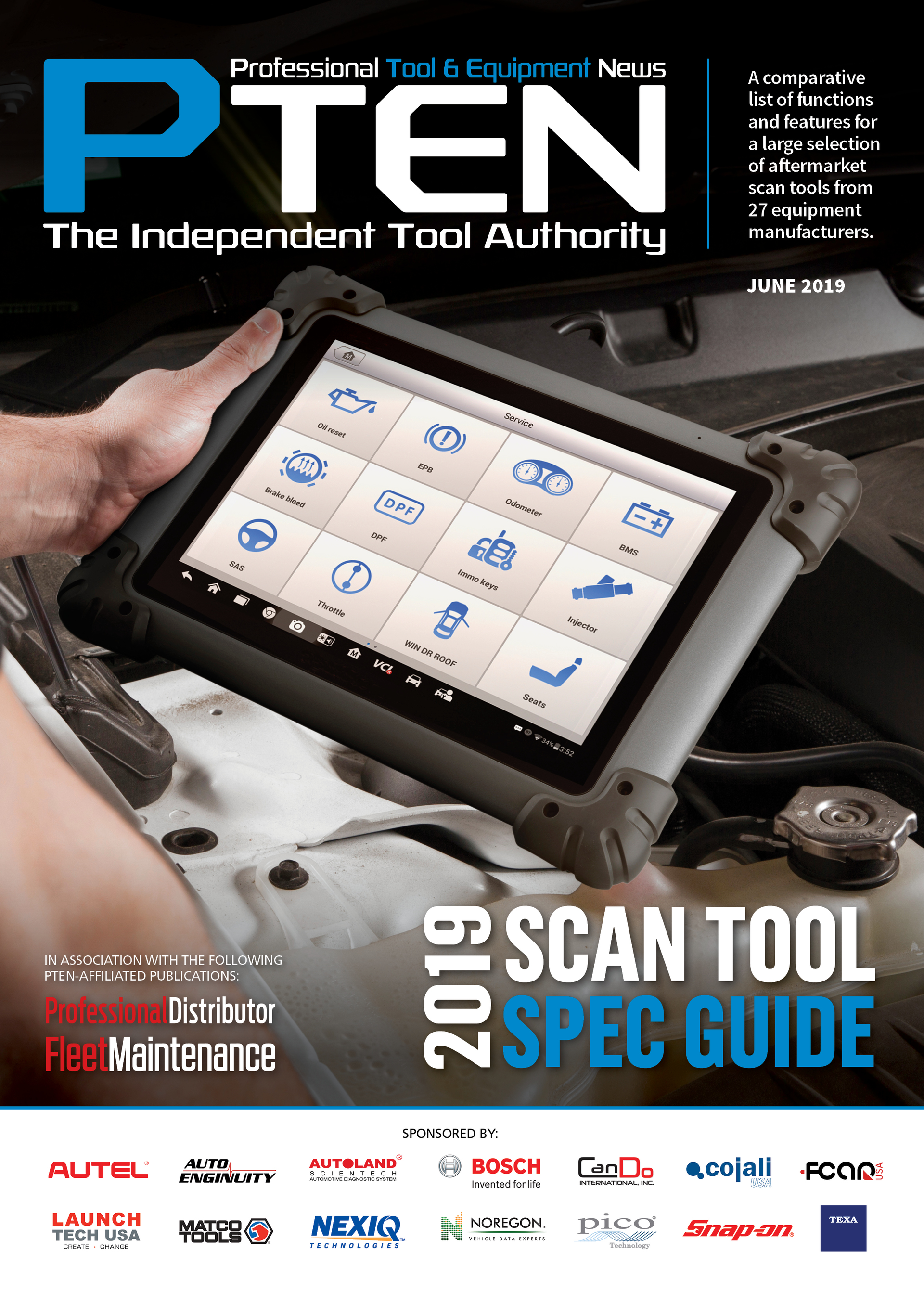 Scan Tool Spec Guide - June 2019 cover image