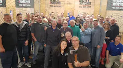 NATS 2019 group at the axe throwing competition. NATS 2019 group at the axe throwing competition.