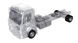 A rendering depicting the Webasto CV standard battery system's modular scalability. A rendering depicting the Webasto CV standard battery system's modular scalability.