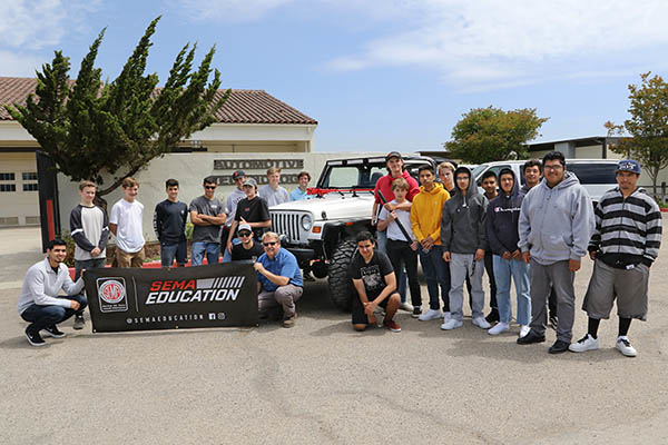 California's Santa Ynez Valley Union High School is among the 10 schools that will participate in the 2019-2020 SEMA High School Vehicle Build Program.