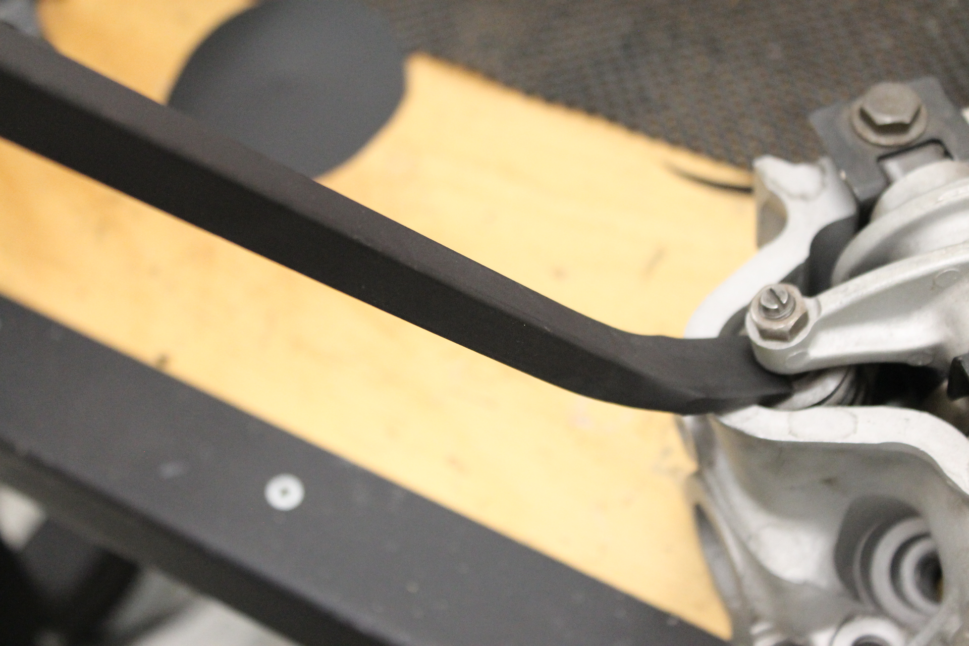 Pry bars, such as this one from Lang Tools, offer a wide variety of uses for many repair jobs.