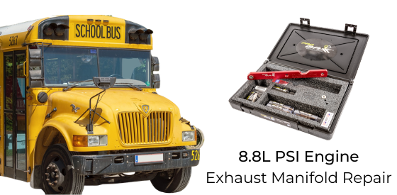 8 8 L Psi Engine Exhaust Manifold Repair