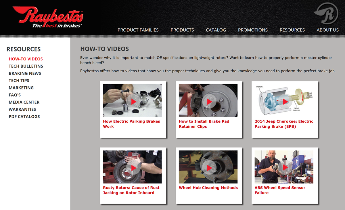 Raybestos Online Resources 5e97233036a84