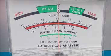 This early AFR meter sort of &ldquo;guesses&rdquo; at the HC level.