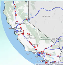 The initial CARB HD I/M proposal expects about 20 locations to be utilized throughout the state for the Quick Stop testing option. The initial CARB HD I/M proposal expects about 20 locations to be utilized throughout the state for the Quick Stop testing option.