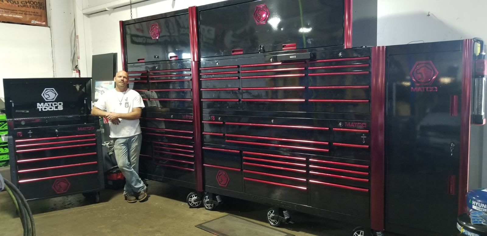 Sigman's goal when he purchased his Matco Tools 6 Series toolbox was to condense all his tools into one primary box.