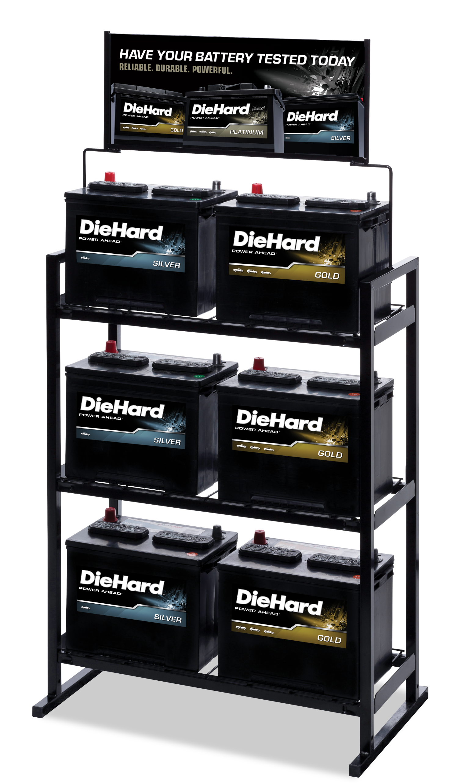 Die Hard Battery Rack