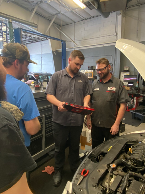 Technicians can perform many dynamic calibrations for ADAS using a diagnostic scan tool.