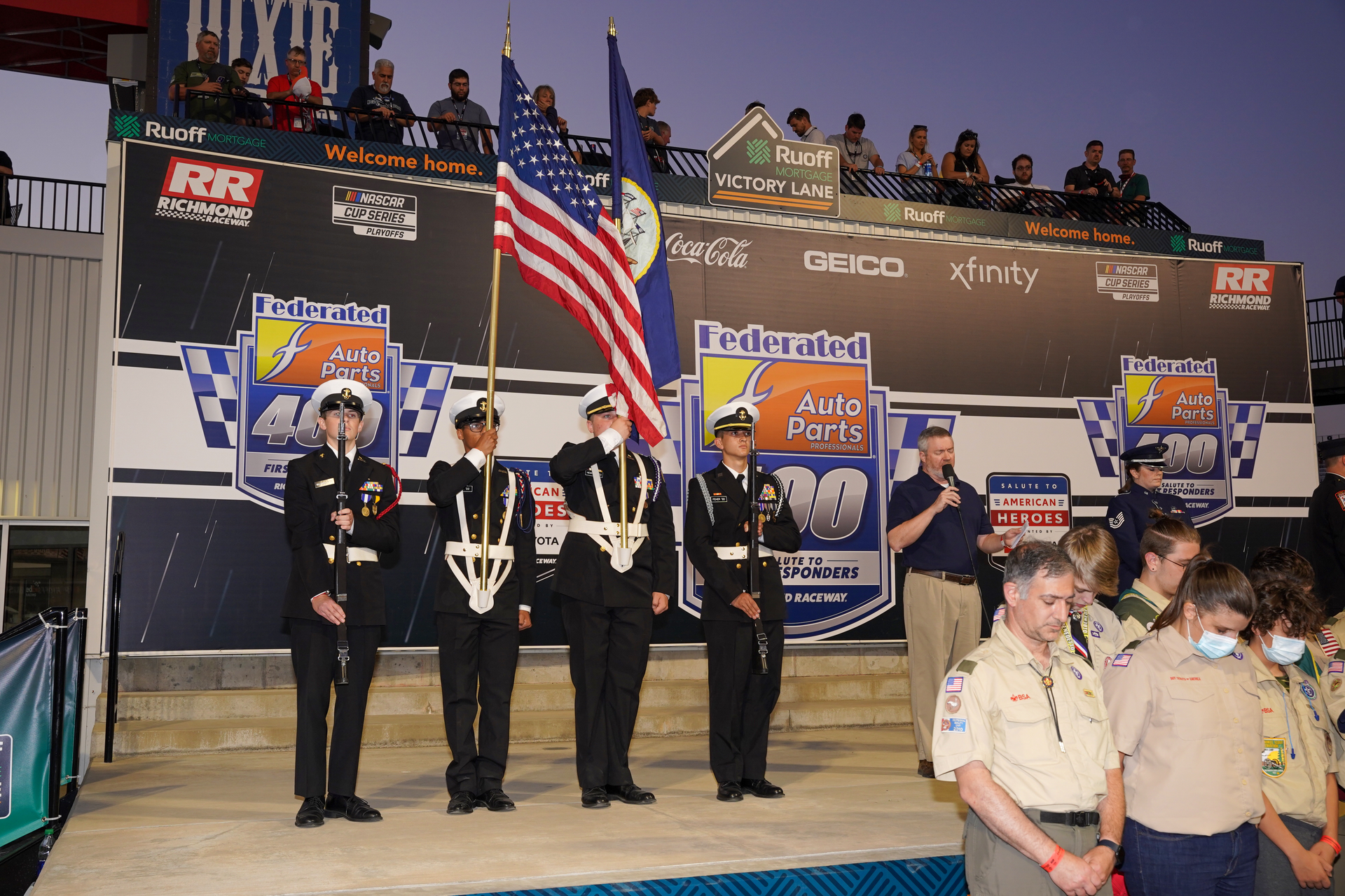 2021 Federated 400 Pre Race Ceremony