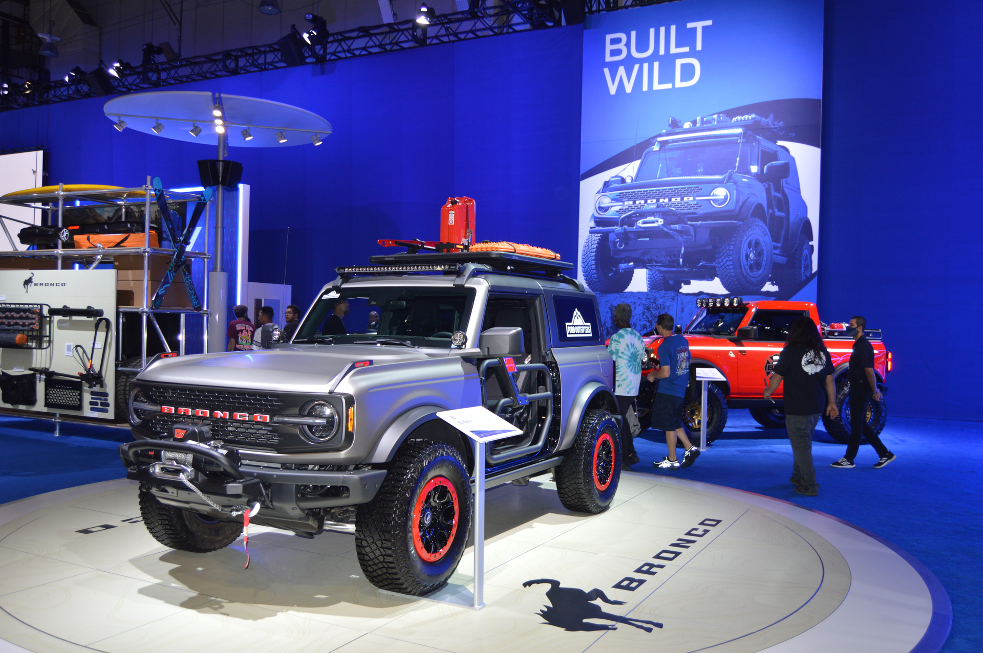 At the Ford booth at SEMA 2021, the OEM showed off multiple interpretations of what a customized off-road-capable Bronco should be. Taken from our Photo Gallery from AAPEX/SEMA 2021.