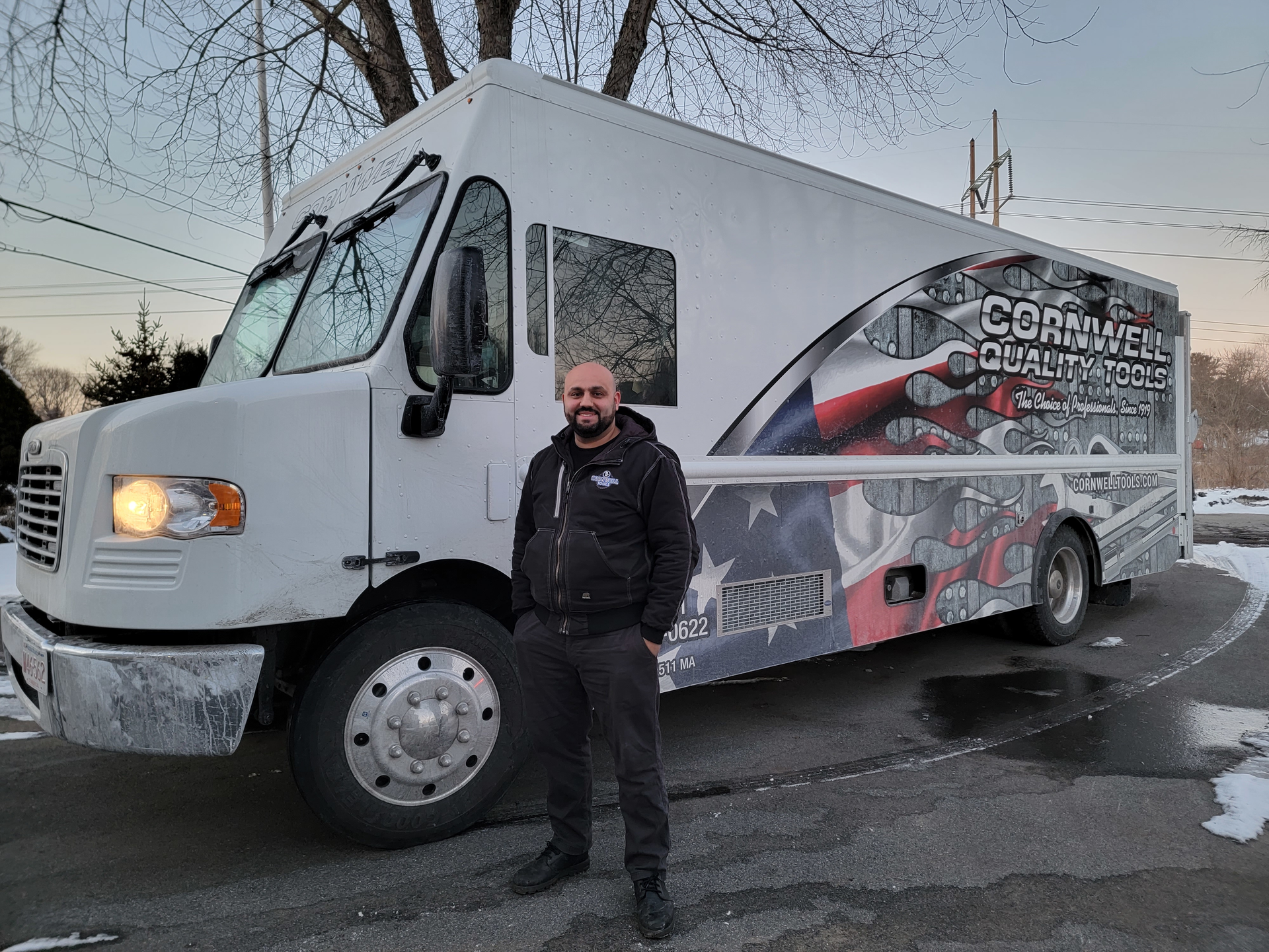 Thaer Hamdi has been a Cornwell Quality Tools dealer for 10 years. He celebrated by buying a new truck.