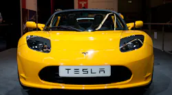 Yellow Tesla Yellow Tesla