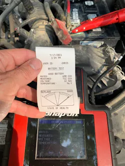 Conductance test Snap-on Conductance test Snap-on
