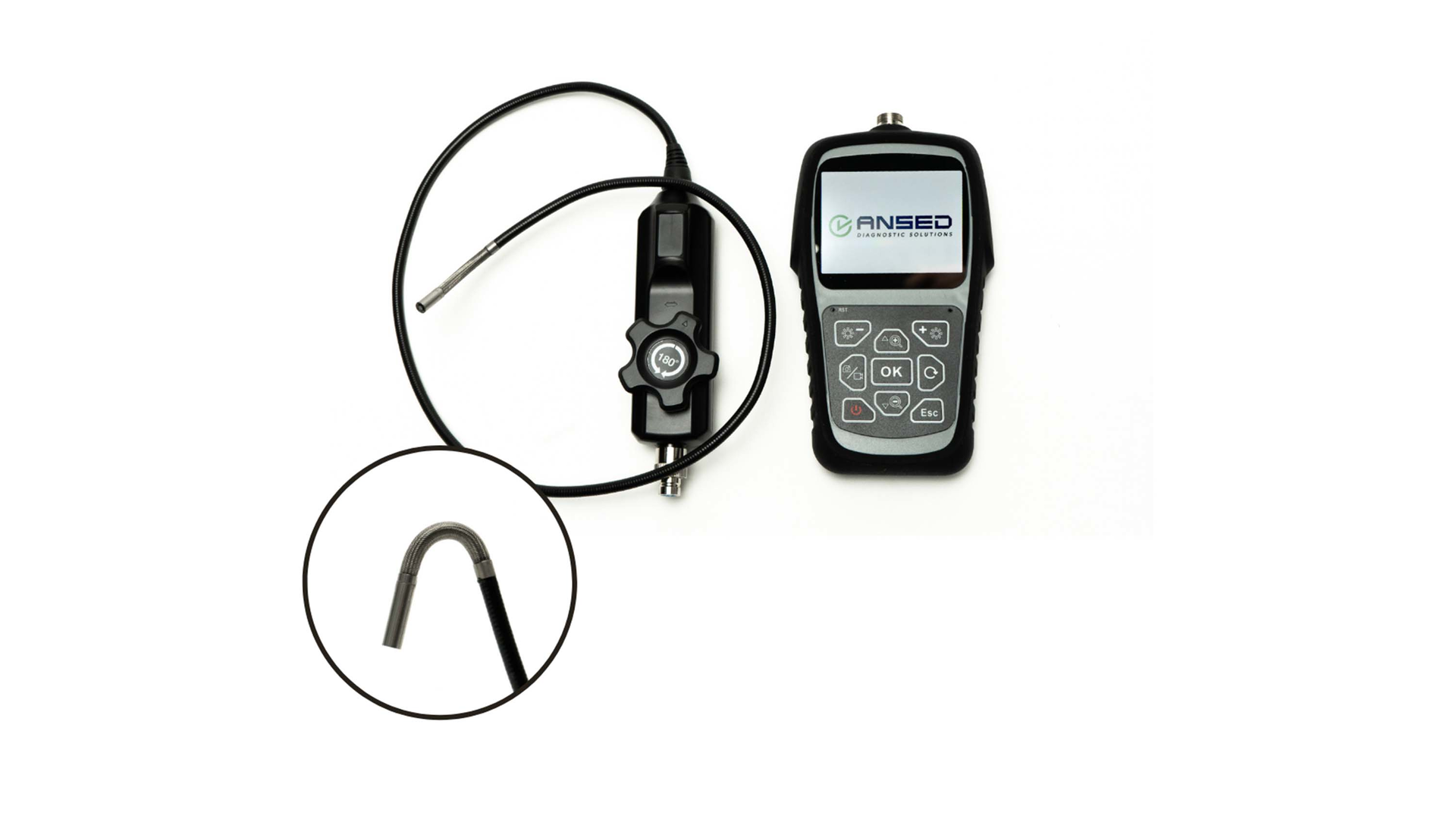 ANSED Diagnostic Solutions Hi-Res Digital Video Scope Kit with 6mm Articulation Probe, No. DVSK-60ART