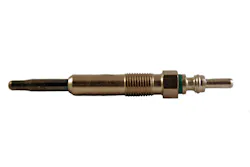 FIG1- The glow plug adds heat (when required) to the combustion chamber of a diesel engine. This added heat is what helps bring the atomized diesel fuel to the point of self-ignition (compression-ignition) FIG1- The glow plug adds heat (when required) to the combustion chamber of a diesel engine. This added heat is what helps bring the atomized diesel fuel to the point of self-ignition (compression-ignition)