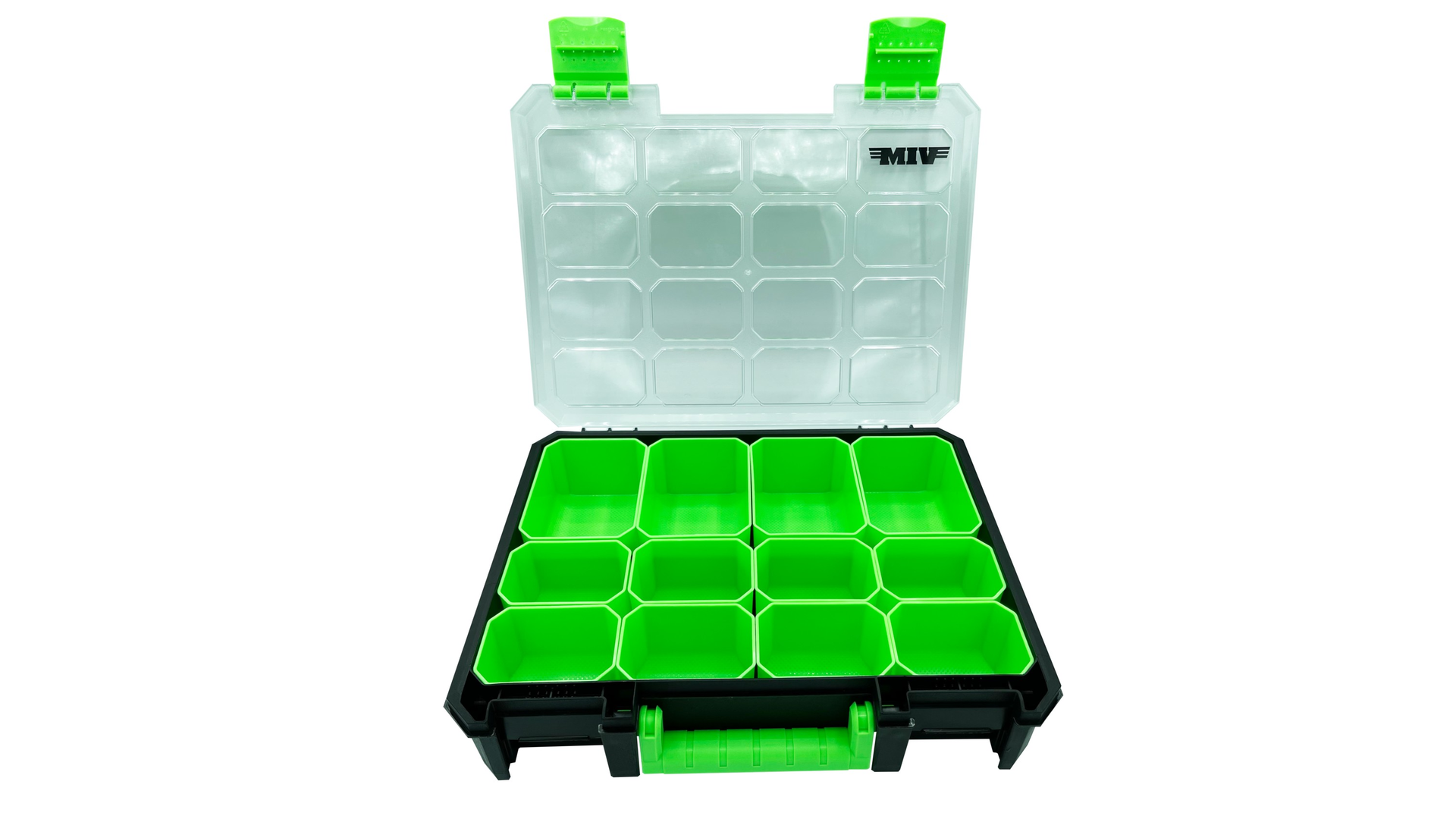 VIM Tools Small Interlocking Storage Case With Compartment Inserts
