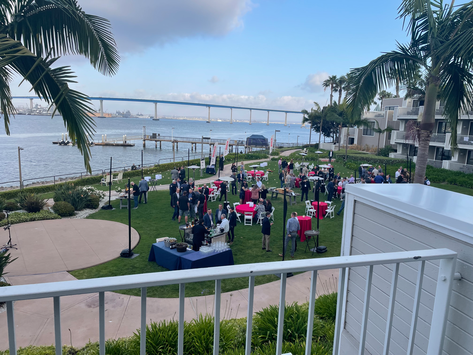 The welcome reception at ETI ToolTech.