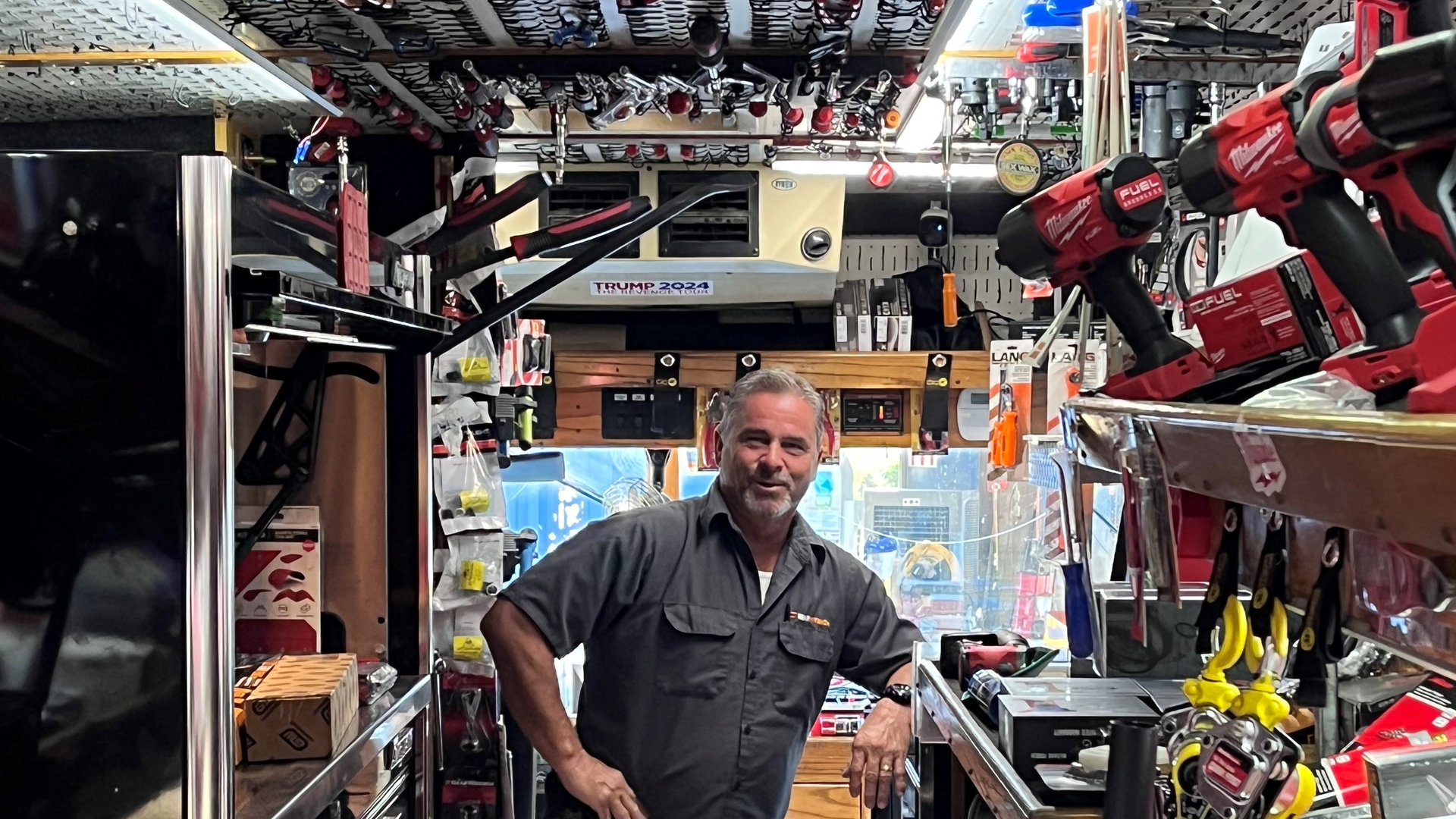 After 25 years of selling tools, Beveridge still gets excited about the tools and showing his customers their features and benefits.