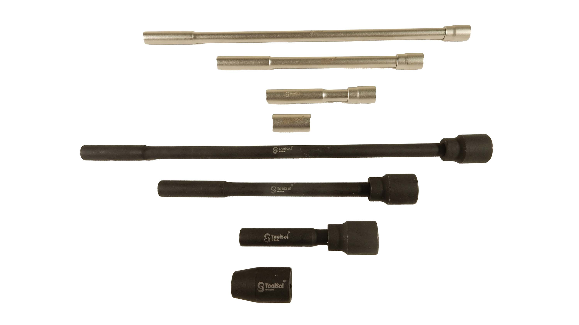 Toolsol Removable Hex Bit/Square Drive Extension Set
