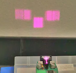 Figure 3- Mazda Smart City Brake lidar sensor in operation Figure 3- Mazda Smart City Brake lidar sensor in operation