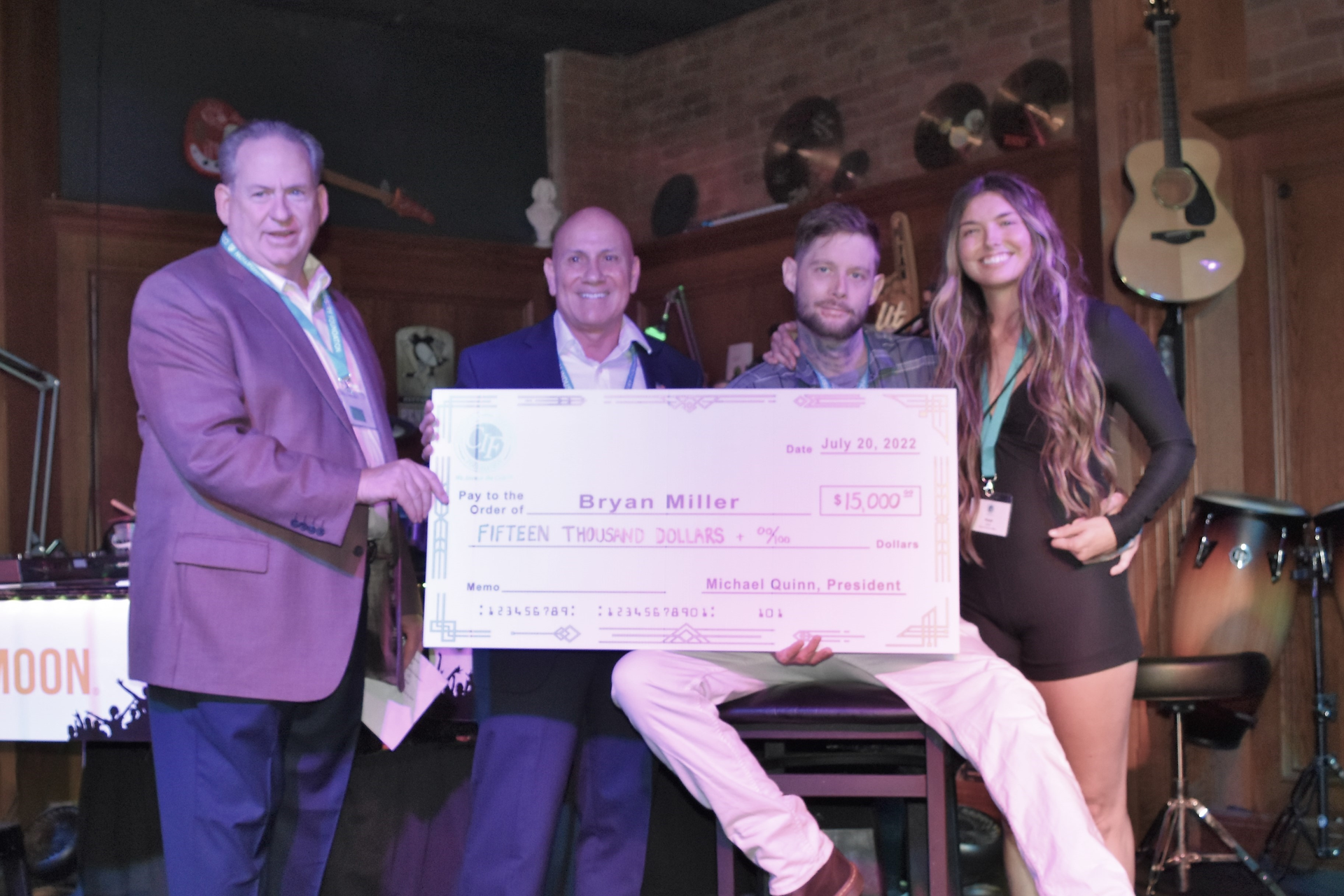 Bryan Miller and his fianc&eacute;e, Kassi Nellett, along with his cousin, Steve Legg, attended the 11th Annual Fundraising Gala to thank the Collision Industry Foundation (CIF) for answering the call and assisting him with getting back to work.