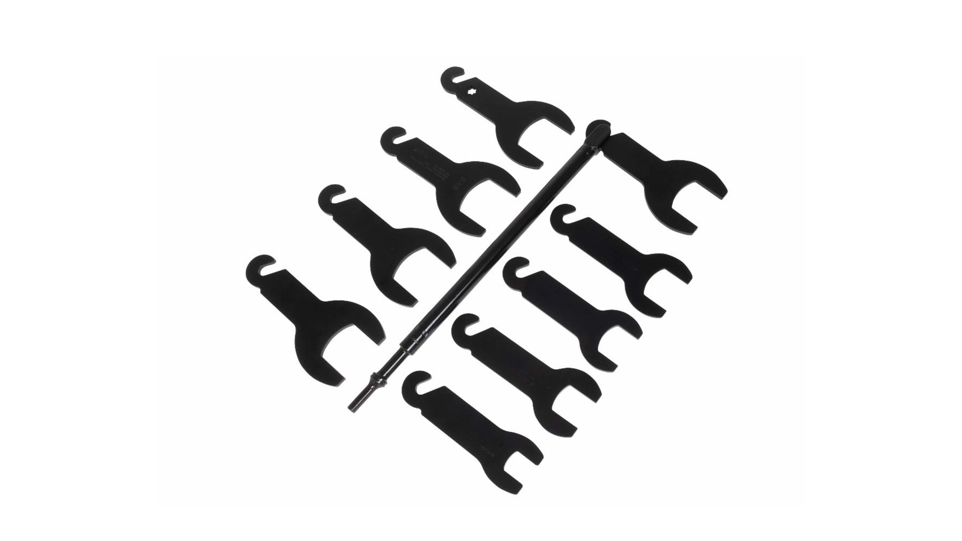 10-pc Pneumatic Fan Clutch Wrench Set, No. 43350