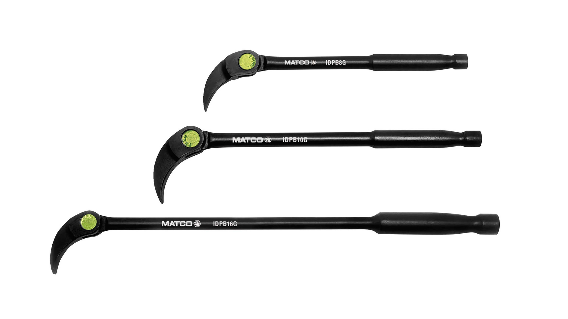 Matco Tools 3-pc Indexing Pry Bar Set, No. IDPB3G