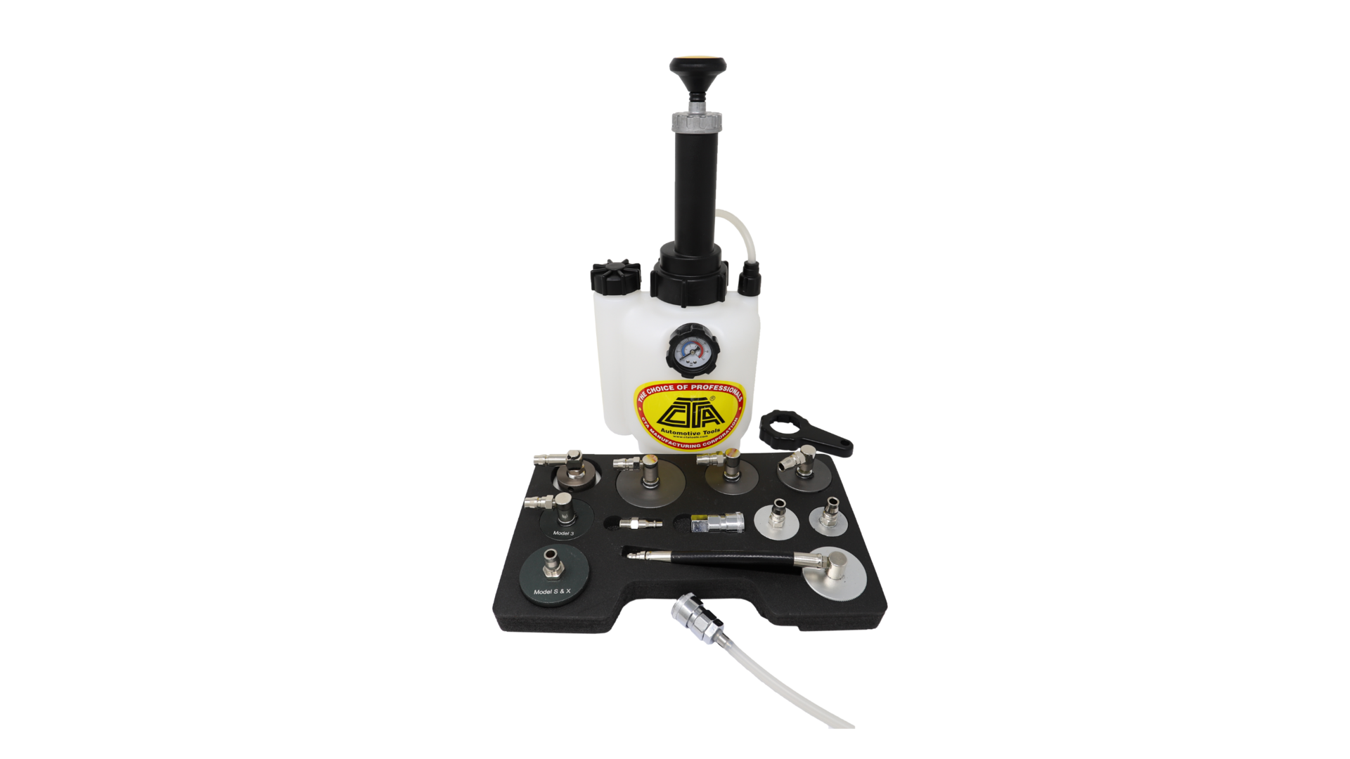 Pro Series Brake Bleeder Adapters and Tank