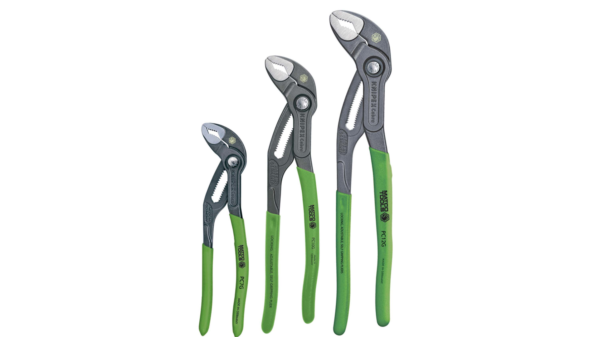 Matco Tools 3-pc Cobra Pliers Set, No. PC3SG
